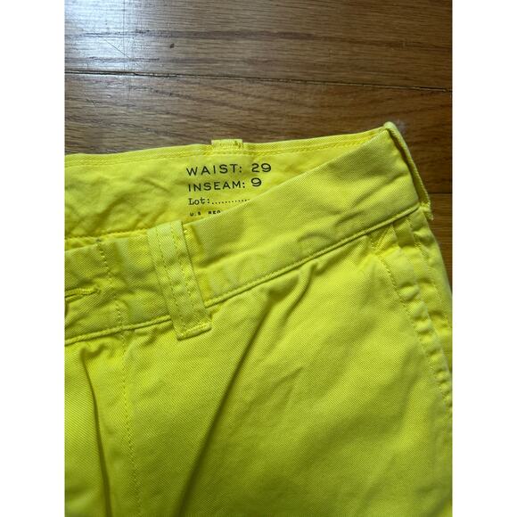 J. Crew Yellow Stanton Shorts - Picture 4 of 9